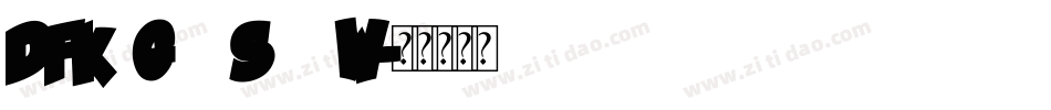 DFKaGei Std W字体转换